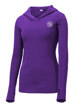 Womens SS Dry Tech Hooded Pullover